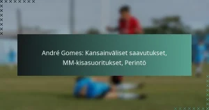 André Gomes: Kansainväliset saavutukset, MM-kisasuoritukset, Perintö